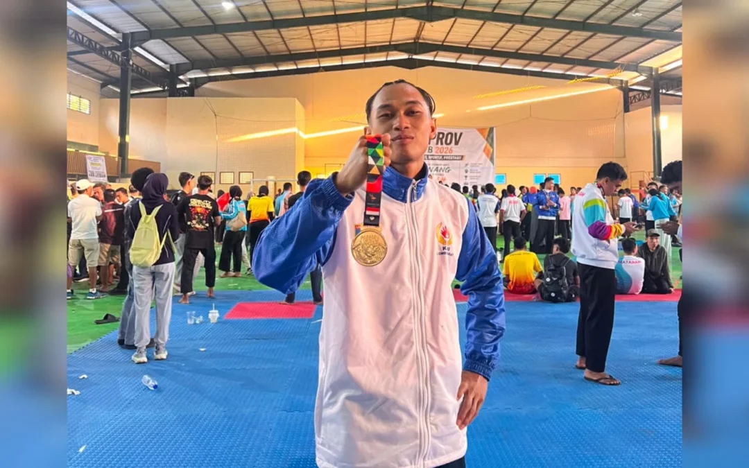Mahasiswa Fakultas Hukum Ummat Nurhamdi Said Raih Emas Pencak Silat Porprov NTB 2026